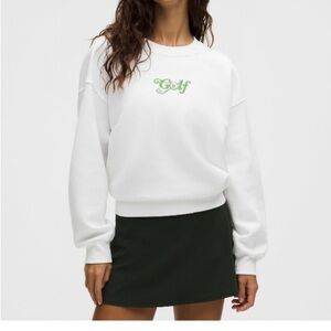 Lululemon oversized golf crew. NWT $128. XS. Sold out!